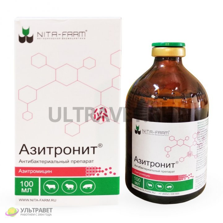 Азитронит (Азитромицин): инструкция по применению, цена - 2 392 руб.